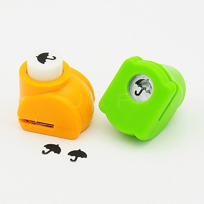 Mini Plastic Craft Punch Sets for Scrapbooking & Paper Crafts AJEW-F003-04-1