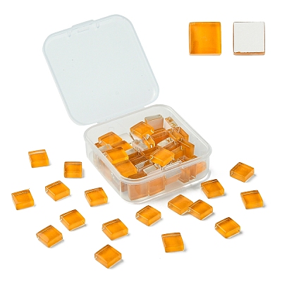 60Pcs Transparent Glass Cabochons GLAA-YW0003-65-19-1