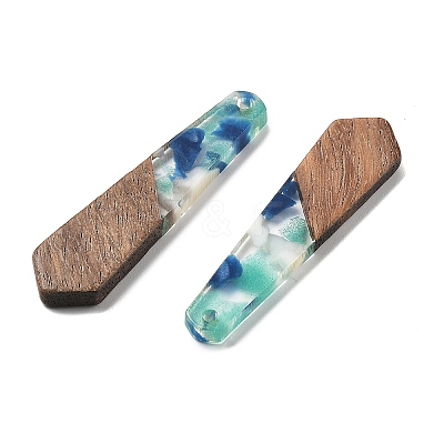 Resin and Walnut Pendants FIND-R051-06-1