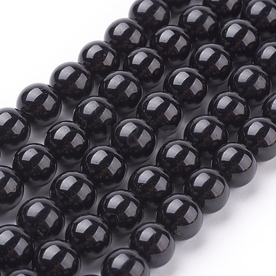 Natural Tourmaline Beads Strands X-G-G099-8mm-11-1