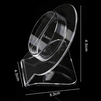 Plastic Single Bracelets Display Holder PW-WG9B1ED-01-1