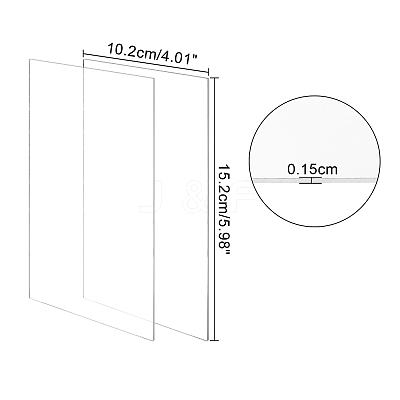 Transparent Acrylic for Picture Frame TACR-OC0001-04C-1