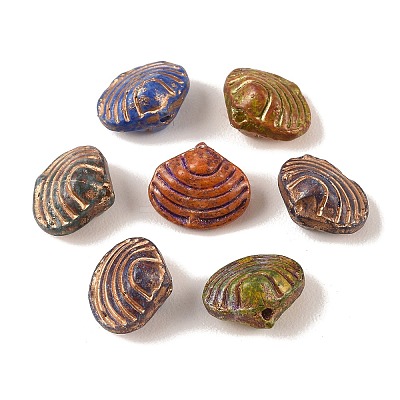 Baking Paint Glass Beads DGLA-G004-01C-1