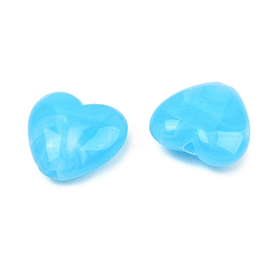 Two-tone Opaque Acrylic Beads AC-CBA8E7E-01C-1