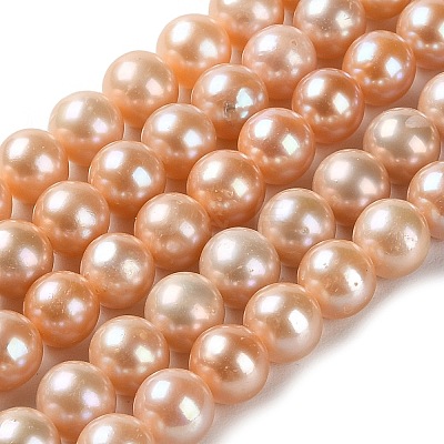 Natural Cultured Freshwater Pearl Beads Strands PEAR-E018-24-1