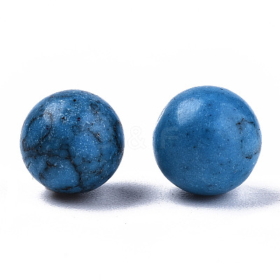 Synthetic Turquoise Beads LS-G-R483-01-8mm-1
