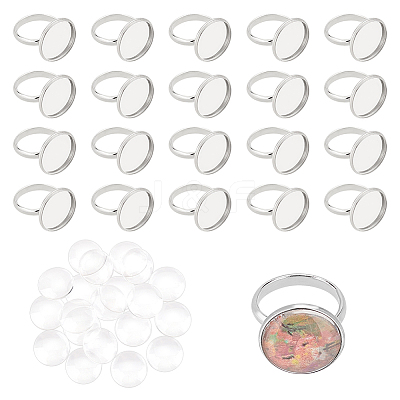 DIY Finger Rings Making Kits DIY-UN0001-17P-1