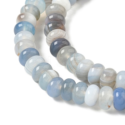 Natural Banded Agate Beads Strands G-F790-I01-01A-1