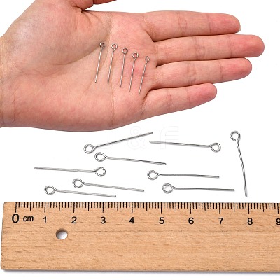 Tarnish Resistant 304 Stainless Steel Eye Pin STAS-R045-25mm-1