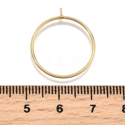 1/20 Yellow Gold Filled Stackable Rings Settings with Peg KK-Z116-01G-01-1