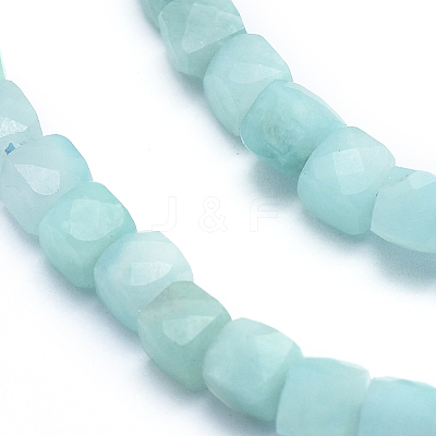 Natural Amazonite Beads Strands G-D0003-B11-1
