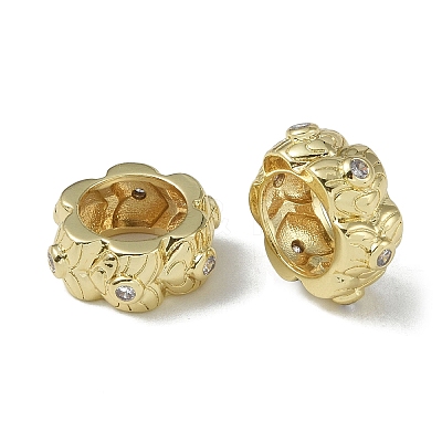 Rack Plating Brass Beads KK-A220-25H-G-1