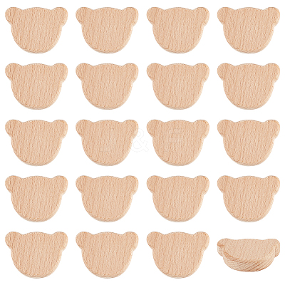 1 Set Unfinished Wooden Chips WOOD-OC0003-98A-1