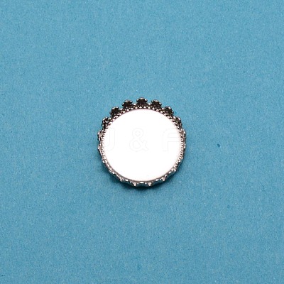 304 Stainless Steel Plain Edge Bezel Cups STAS-WH0031-08P-02-1
