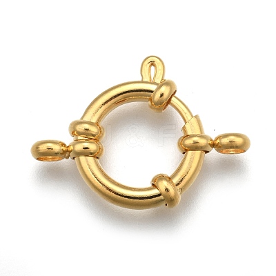 304 Stainless Steel Spring Ring Clasps X-STAS-H558-29G-1