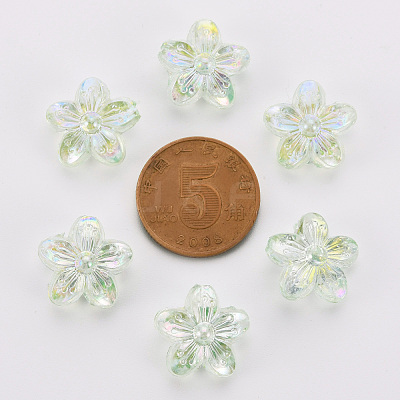 Transparent Acrylic Beads TACR-S154-45C-327-1