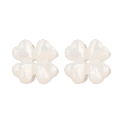 Opaque Resin Shamrock Decoden Cabochons CRES-I036-18B-1