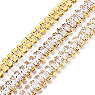 Clear Cubic Zirconia Tennis Chains CHC-T016-05C-1