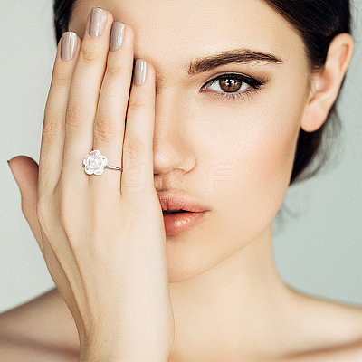 12Pcs 2 Colors Brass Open Cuff Ring Findings KK-UN0001-28-1