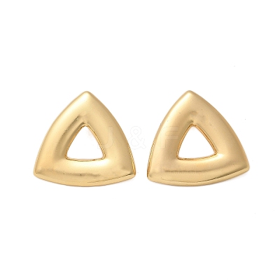 304 Stainless Steel Stud Earrings EJEW-U047-31G-1