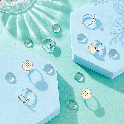 DIY Finger Rings Making Kits DIY-SC0020-61-1