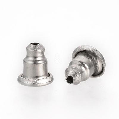 Tarnish Resistant 304 Stainless Steel Ear Nuts Findings STAS-R071-29-1