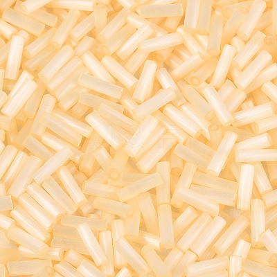 Glass Bugle Beads SEED-N007-28N-1