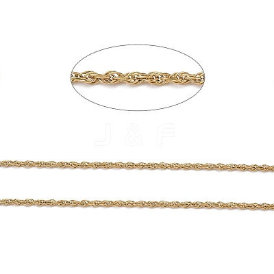 Ion Plating(IP) 304 Stainless Steel Rope Chains CHS-G027-08A-G-1