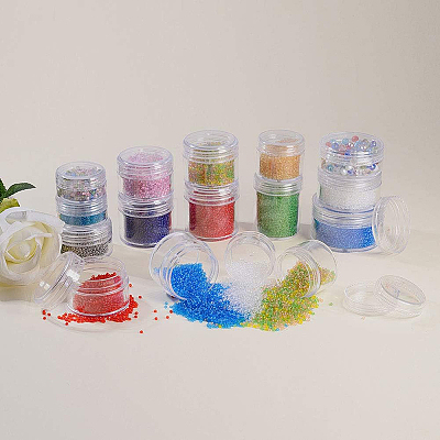 Column Plastic Bead Containers CON-BC0003-03-1
