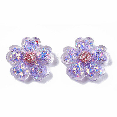 Transparent Resin Cabochons CRES-N034-18B-1