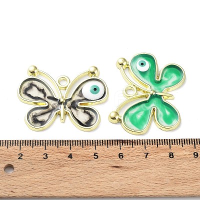 Alloy Enamel Pendants FIND-E043-03KCG-1