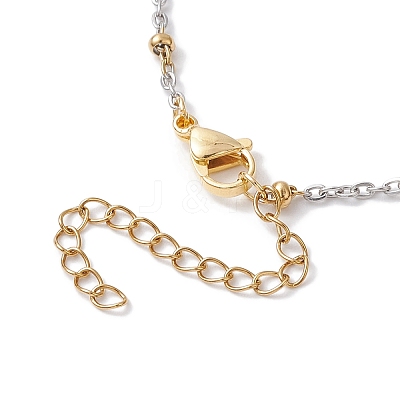 304 Stainless Steel Slider Necklace Makings AJEW-JB01288-02-1