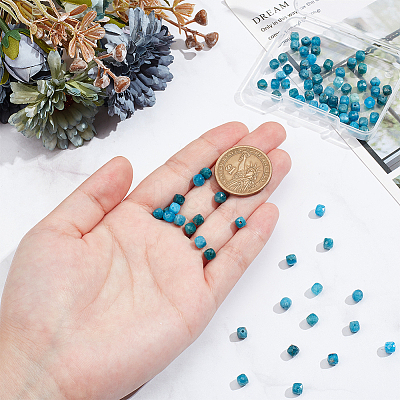 Natural Apatite Beads Strands G-NB0005-74-1