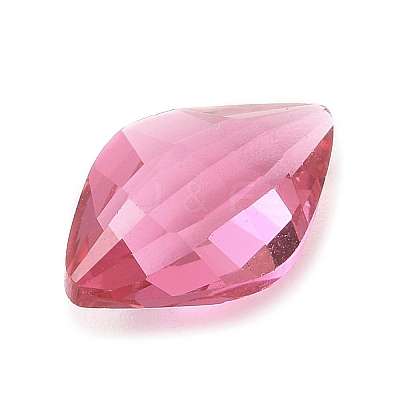 Pointed Back Glass Imitation Rhinestone Cabochons GLAA-B012-12A-1