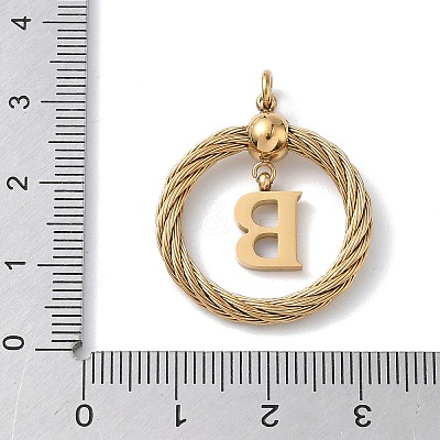 304 Stainless Steel Pendants STAS-D154-01B-G-1