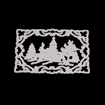 Church Frame Carbon Steel Cutting Dies Stencils X-DIY-F036-37-1