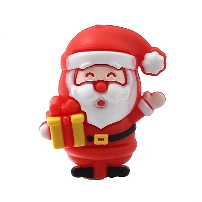 Christmas Theme Silicone Focal Beads LS-SIL-L007-01B-1