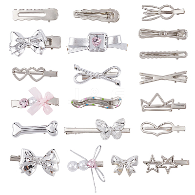 Zinc Alloy & Iron Alligator Hair Clips PHAR-SP0001-04B-1