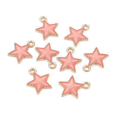 Alloy Enamel Charms ENAM-S121-024B-1
