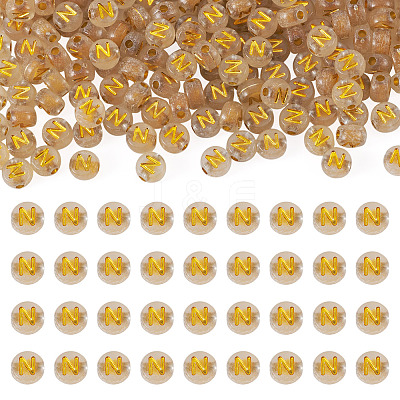 50G Luminous Transparent Acrylic Beads OACR-TAD0001-01N-1