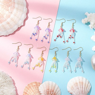 304 Stainless Steel Dangle Earrings EJEW-MZ00454-1