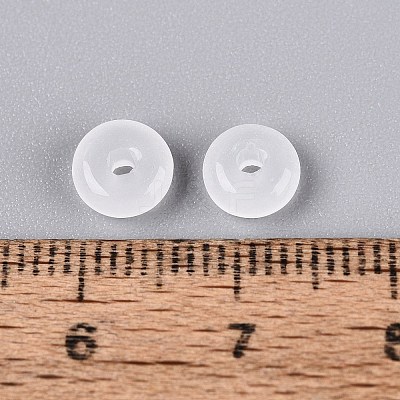 Baking Paint Imitation Jade Glass Beads GL-N006-01A-16-1