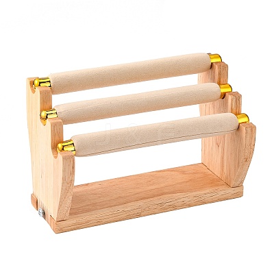 Wood Finger Ring Display Stands NDIS-F003-04B-1