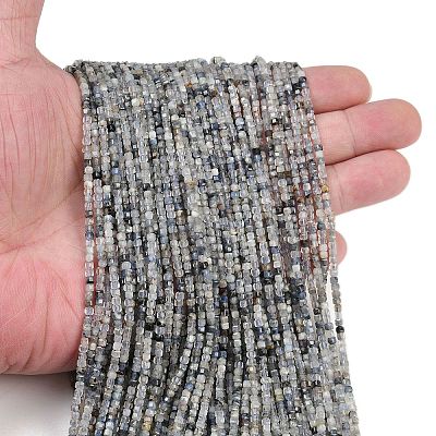 Natural Aquamarine Beads Strands LS-G-L628-D10-2x2mm-02-1