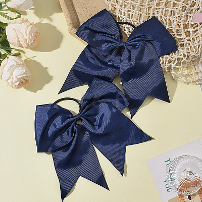 2Pcs Rubber Hair Ties MRMJ-SC0001-49J-1