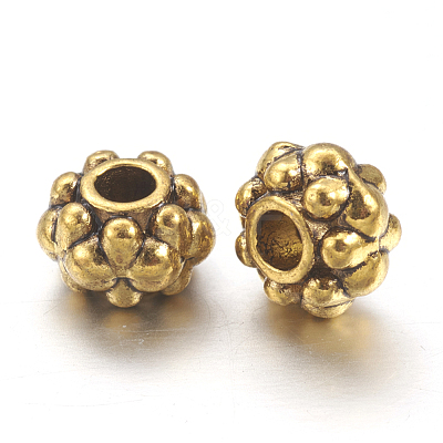 Tibetan Style Spacer Beads GLF0914Y-NF-1