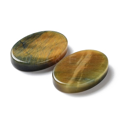 Natural Tiger Eye Cabochons G-C081-03C-1