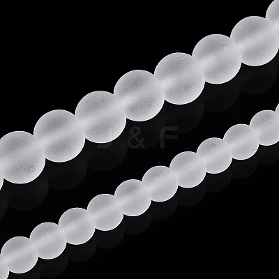 Transparent Glass Beads Strands GLAA-T032-T4mm-MD13-1