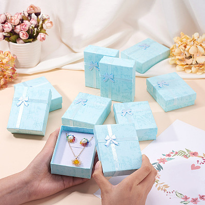 Cardboard Jewelry Set Boxes CON-TAC0006-06B-1