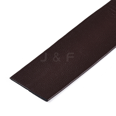 Soft Flat Imitation Leather Cord LC-WH0006-02B-02-1